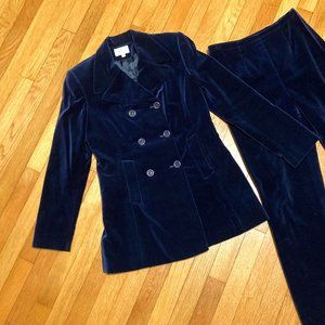 Vintage Velvet Suit - Henri Bendel
